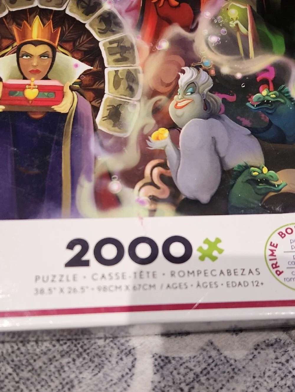 Disney Villains Puzzle — Purple, Red, Green, Blue, Black 2000 Pcs Ages 12+